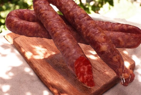 Колбаса С/К “От бабушки Настаси” из мяса птицы сорт фирмен. ТМ “ПА БЕЛАРУСКУ”~ 0,5кг