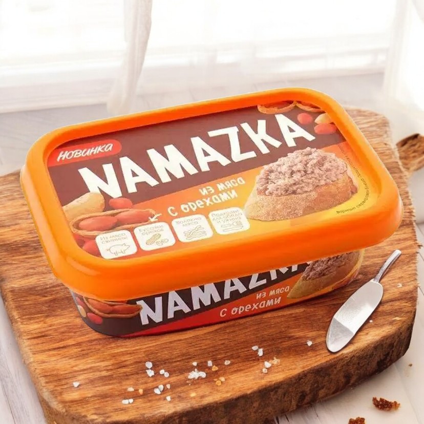 НАМАЗКА с орехами изд мясораст вар. 150г Брестский МК/24шт