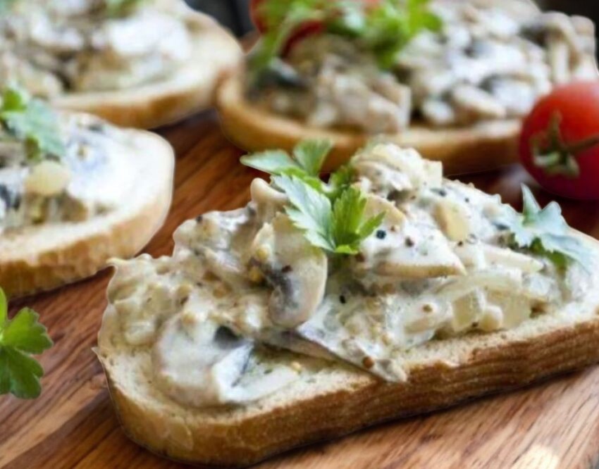 Намазка из мяса с ГРИБАМИ стер стекло.0,200/6шт (Рузком)