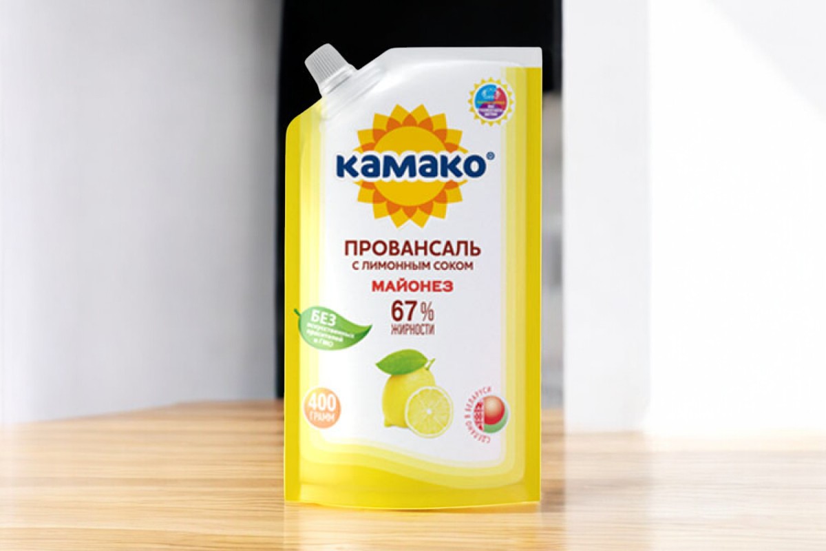 Майонез “Провансаль с лимонным соком” т.з.”КАМАКО” Дой-пак 400 мл/385г/жир.50%/12 ШТ