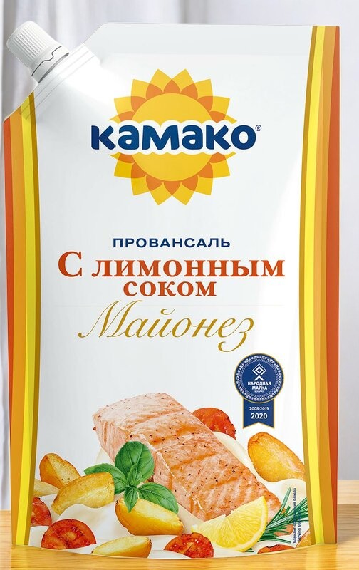 Майонез “Провансаль” т.з. “КАМАКО” упак. Дой-Пак 400 мл/ 385 г/12 ШТ