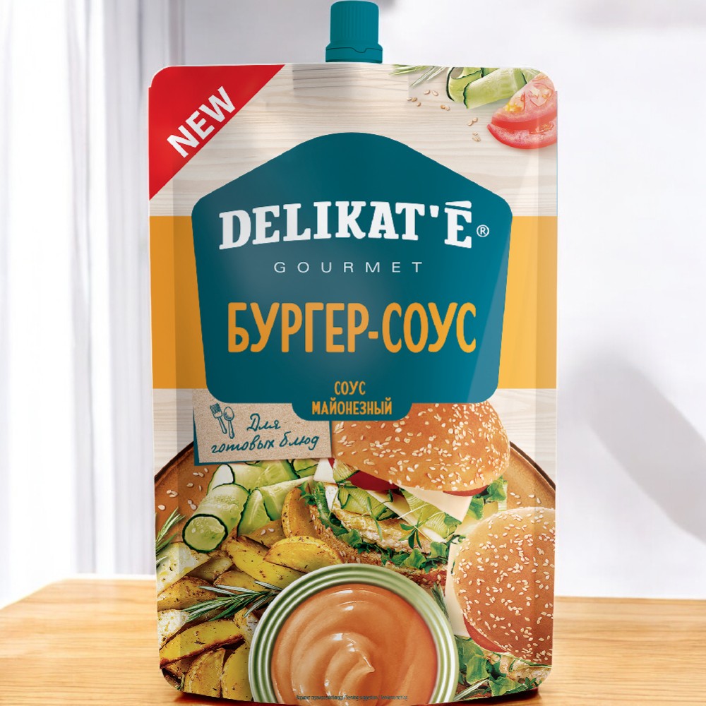Соус майонезный “Бургер-соус” т.з. “Delikat’e” Дой-Пак 210 г/12 ШТ