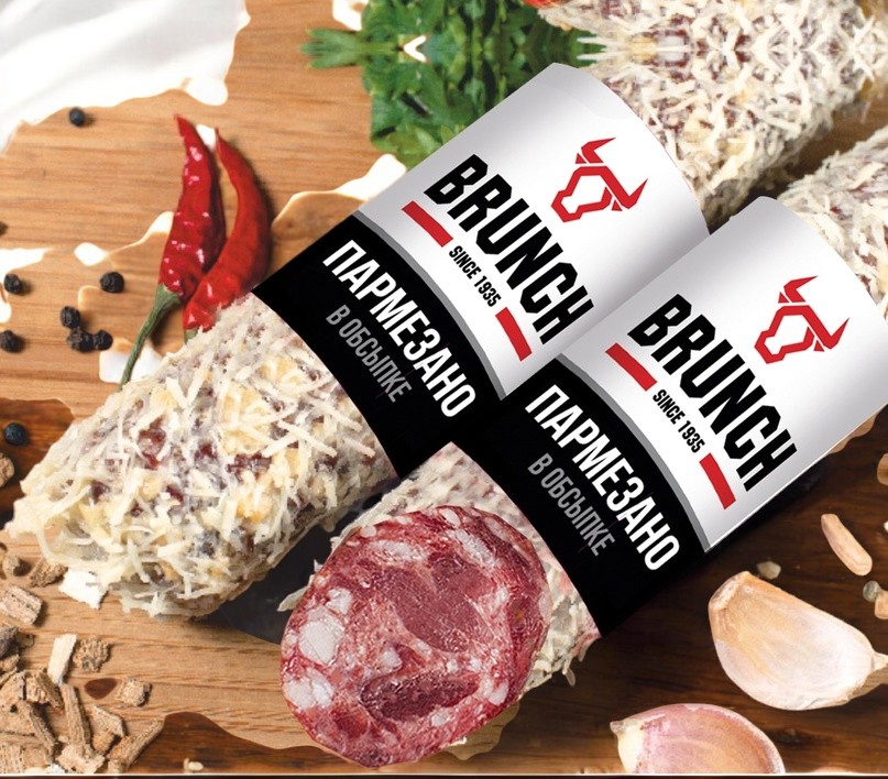 Колбаса “Пармезано в обсыпке” с/к, п/с с рег.кис-ти, /BRUNCH/~0,4кг