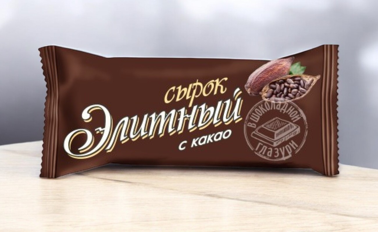 Сырок “Элитный” 23,0% пленка 38 г какао/40шт БЗМЖ (н)