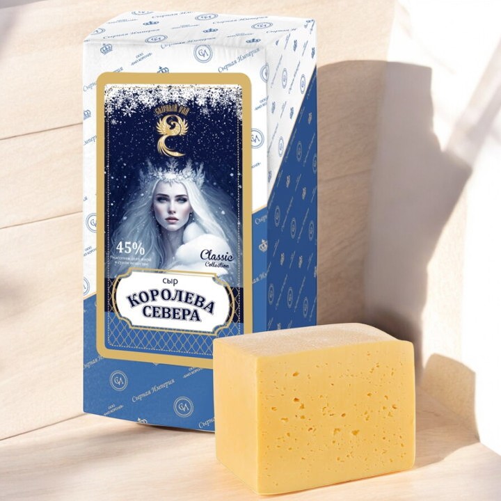 Сыр “Королева Севера” с аром. пломбира ТМ Сырн/ Империя (Ошмяны) БЗМЖ~4,5кг/9кг (М)