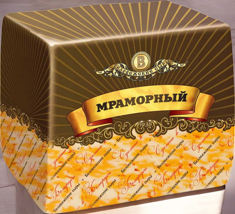 Сыр “Мраморный” м.д.ж.45% (Бел.сыры) БЗМЖ~3,3-4кг (М)