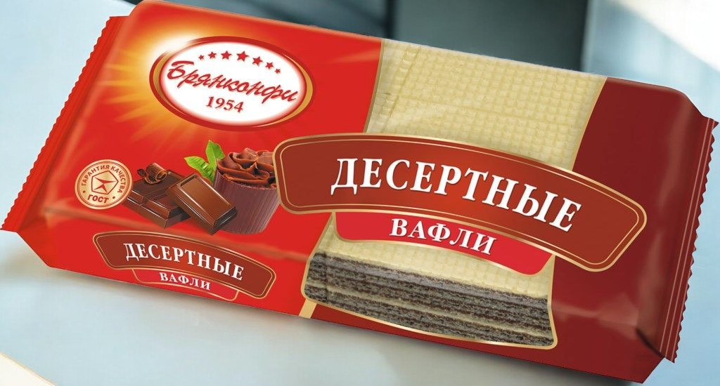 вафли БК десертные 0,190*1шт! ПОШТУЧНО! (17 шт  в корб. )