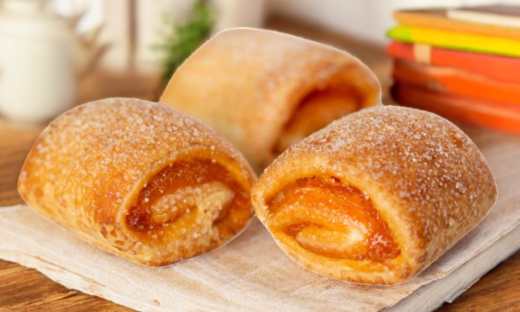 изделия к/м ДП рулетики слоёные со вкусом апельсина 0,4кг  РА 400(пв)
