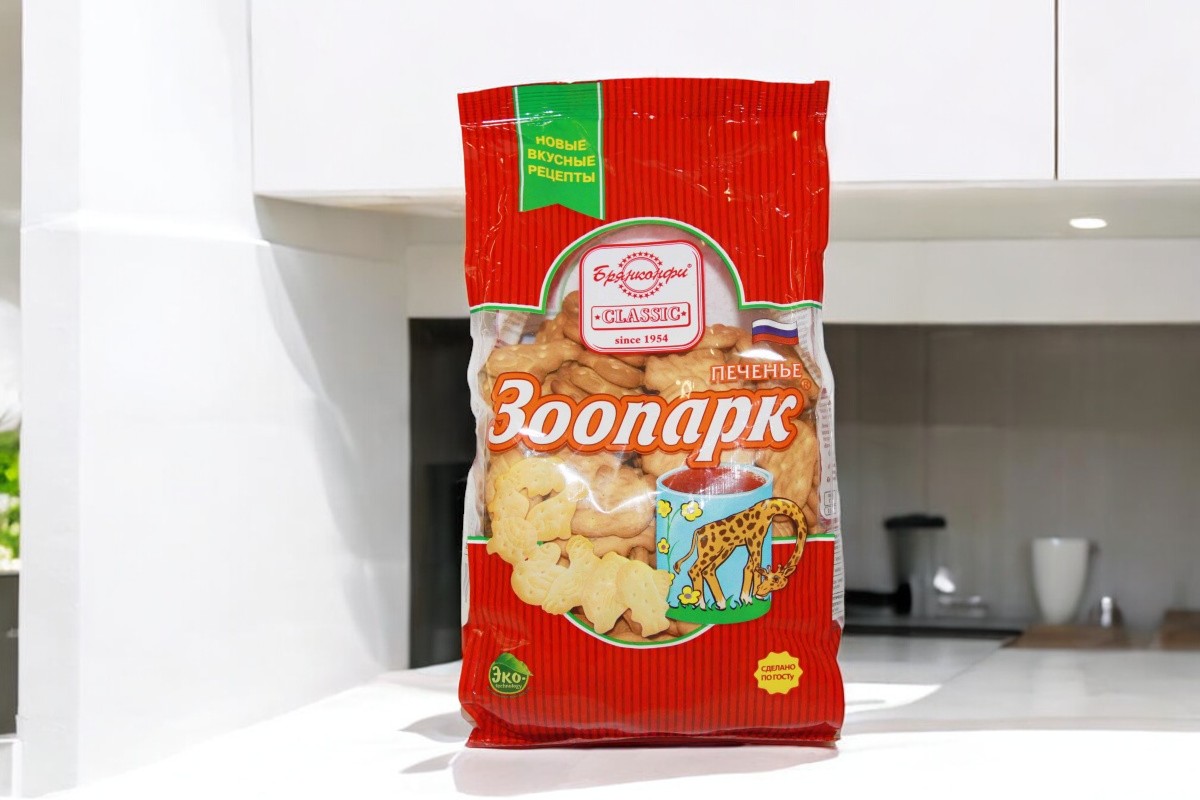 печенье БК зоопарк 0,200*1шт! ПОШТУЧНО! (12 шт  в корб. )