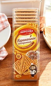 печенье Морозова карамельное настроение 0,430гр  ПОШТУЧНО! (25 шт  в корб. )