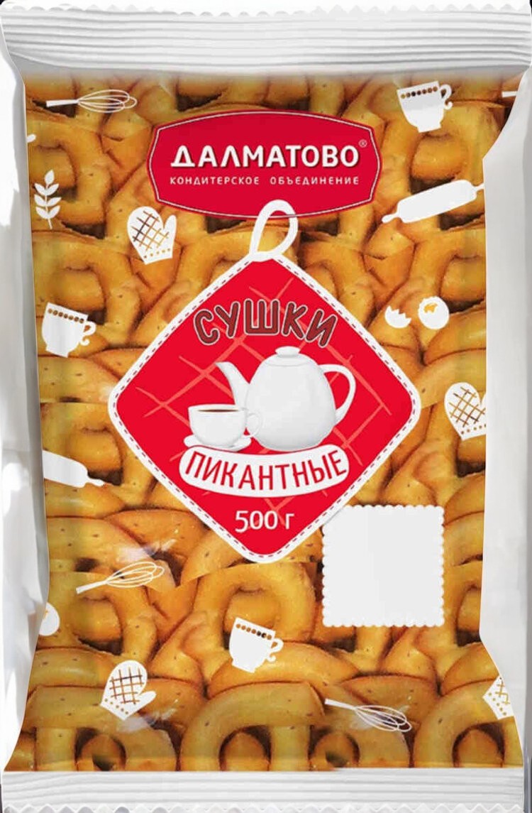 сушки ДЛ пикантная коллекция горчичные 0,500гр*1шт! ПОШТУЧНО! (10 шт  в корб. )   СВ04