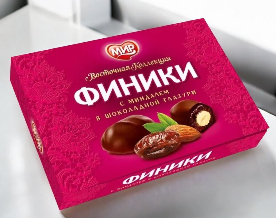 наборы СМ финики в шоколадной глазури 0,160*1шт! поштучно! (12 шт в корб. )