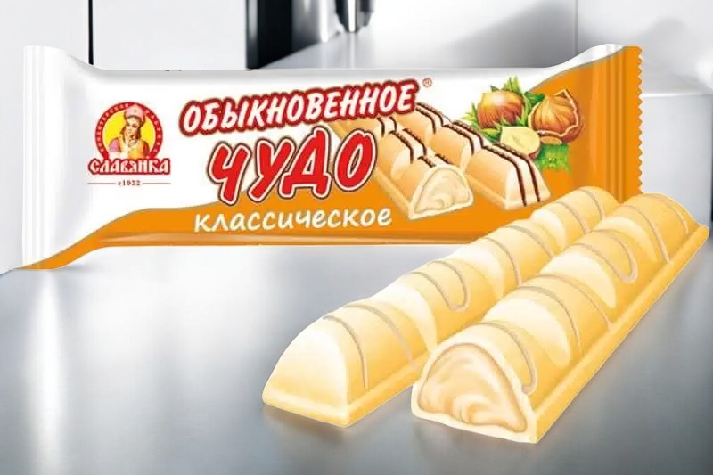 конфеты СЛАВЯНКА обыкновенное чудо (вафельные) 0,040*24=0,960кг      8229