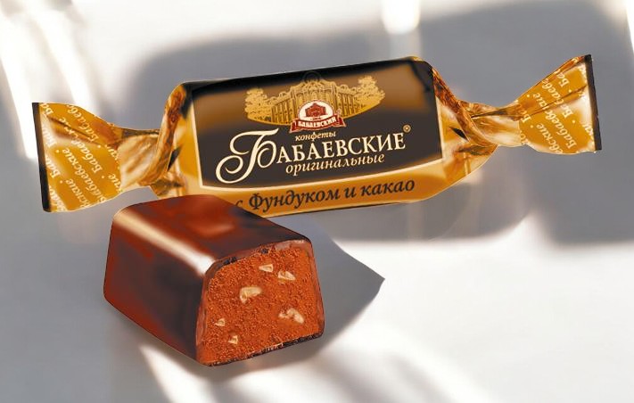 конфеты Бабаевские оригинальные с фундуком и какао 4кг Бабаевский*