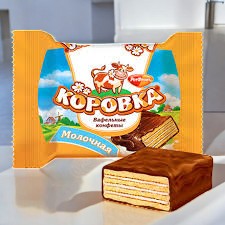 конфеты Коровка вафельная молочная 1кг*1шт! ПОШТУЧНО! (2 шт  в корб. )  Рот Фронт