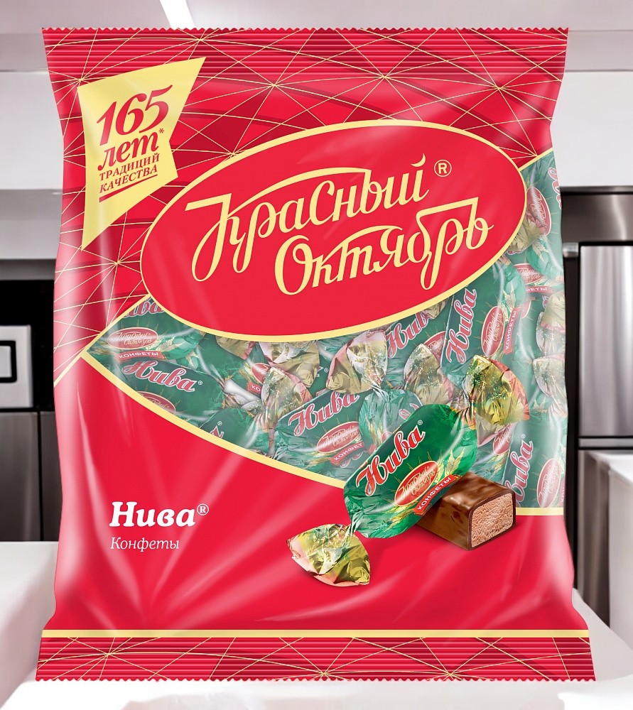 конфеты Нива 0,250*1шт! ПОШТУЧНО! (12шт.в коробке) Бабаевский