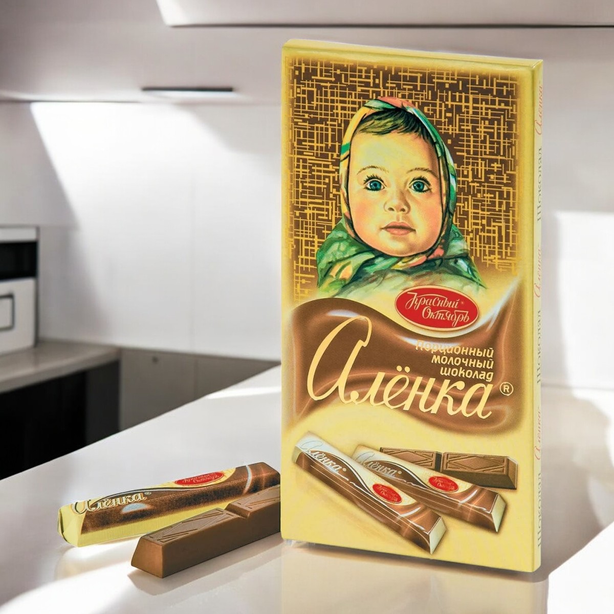 шоколад Алёнка в стиках с молочной нач. 0,100*17=1,7кг (4бл.) ШОУ-БОКС