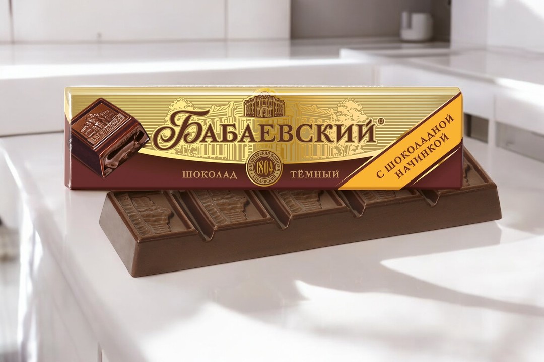 шоколад Бабаевский (батончик) с шок.нач. 0,050*20=1кг   (6 бл.)