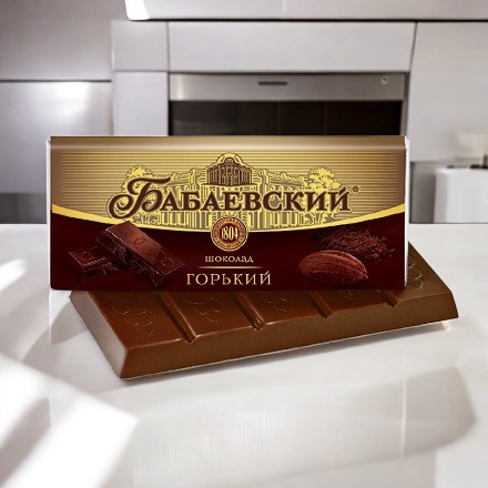 шоколад Бабаевский Горький 0,060*25=1,5кг (3 бл.) ШОУ-БОКС