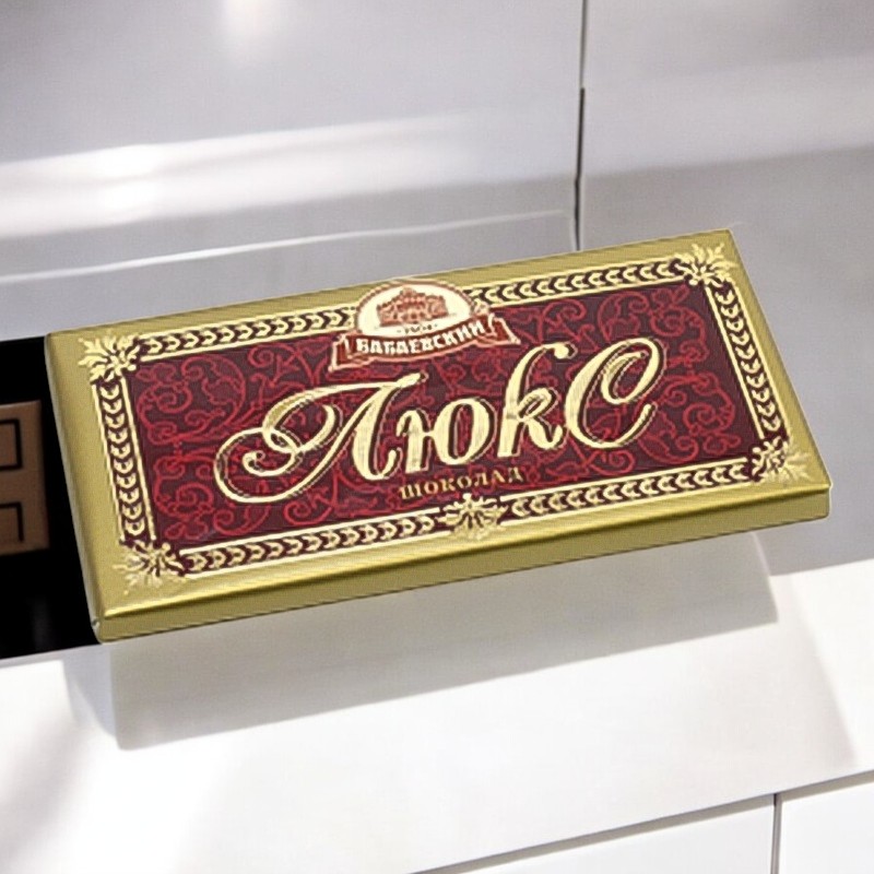 шоколад Бабаевский Люкс 0,090*18=1,62кг (4 бл.) ШОУ-БОКС