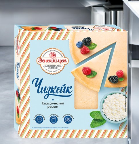 изд-ие мучное кондитерское Чизкейк 0,370*1шт! ПОШТУЧНО! (4 шт в корб.)