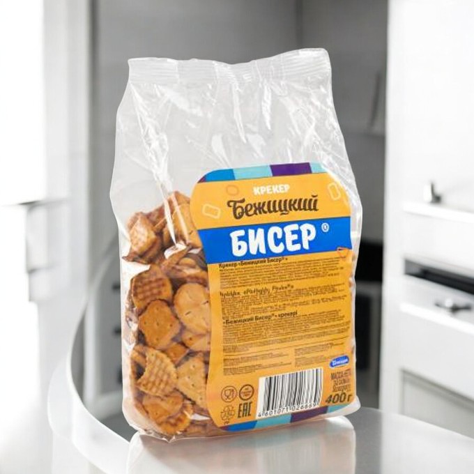 крекер БЖ бисер 0,400гр ПОШТУЧНО! (12 шт в корб. )