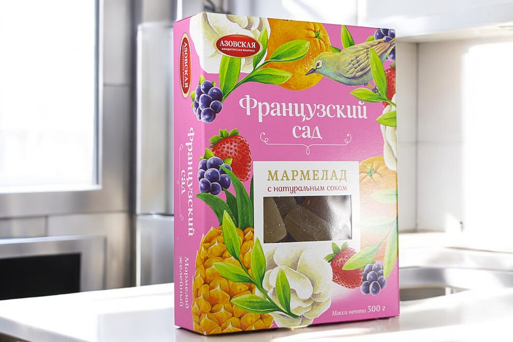 мармелад АЗ желейный “Французский сад” 0,300*1шт! ПОШТУЧНО! (8 шт  в корб. )
