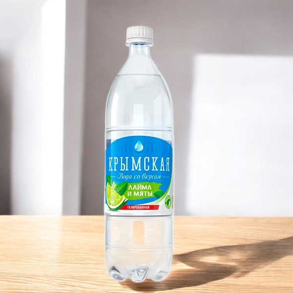 “Крымская Вода со вкусом лайма и мяты” ПЭТ 0,5л