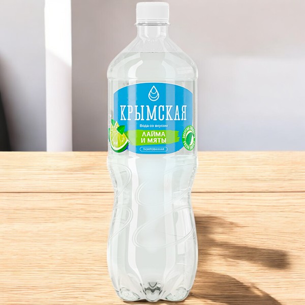 “Крымская Вода со вкусом лайма и мяты” ПЭТ 1 л