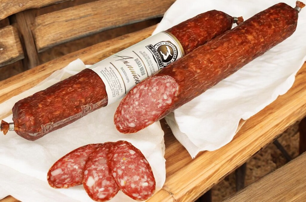 Колбасное изделие с/к салями.Колбаса мясн. “Альпийская” в/с вак пак