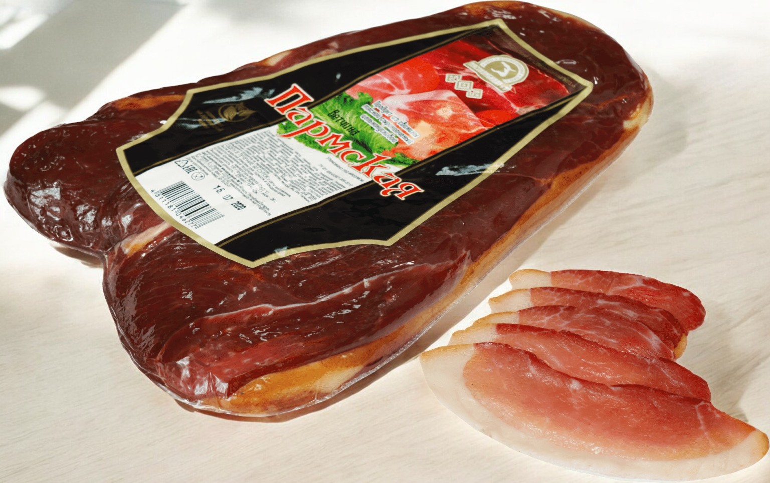 Продукт из свин.мясн.цельнокуск с/к “Ветчина Пармская” вак.пак.