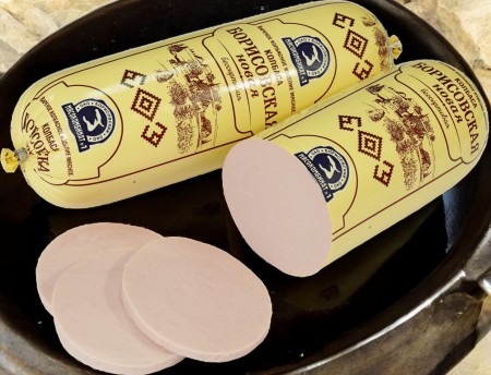 Вареная мясная Колбаса “Борисовская новая” в/с вес 0,450 кг