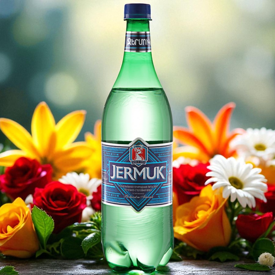 Джермук пэт. Газ 1 л
