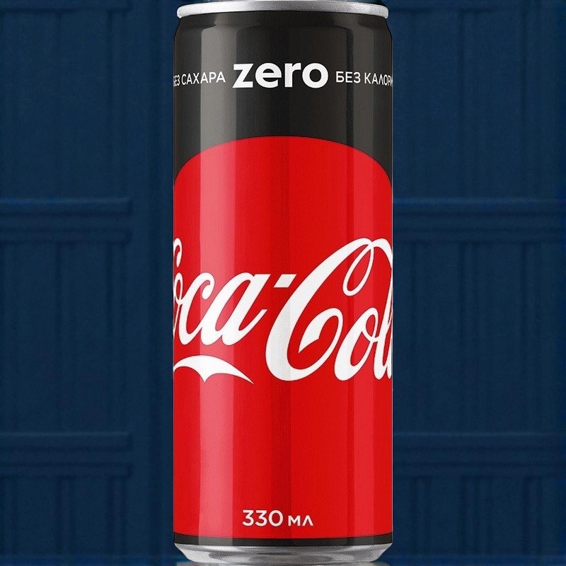 Кока-Кола Zero ж/б 0,33л