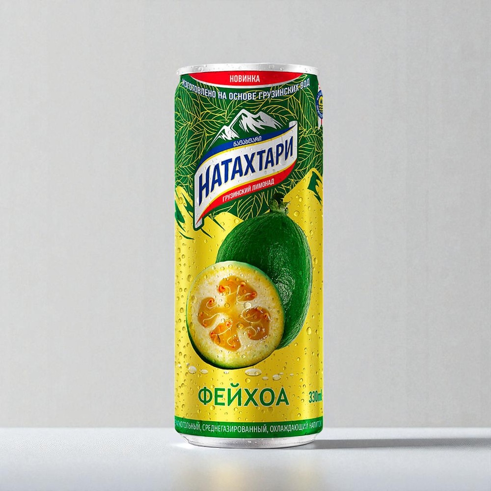 Лимонад Натахтари “Фейхоа” Ж/Б 0,33л