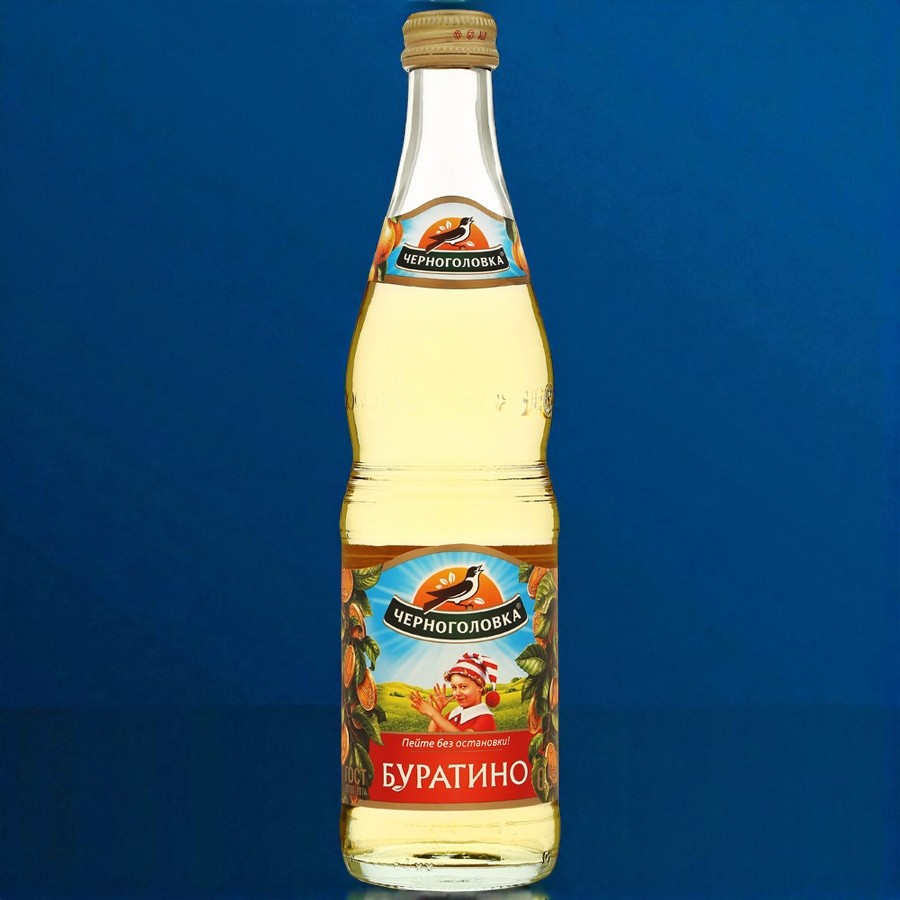 Лимонад Черноголовка “Буратино” ст. 0,33л