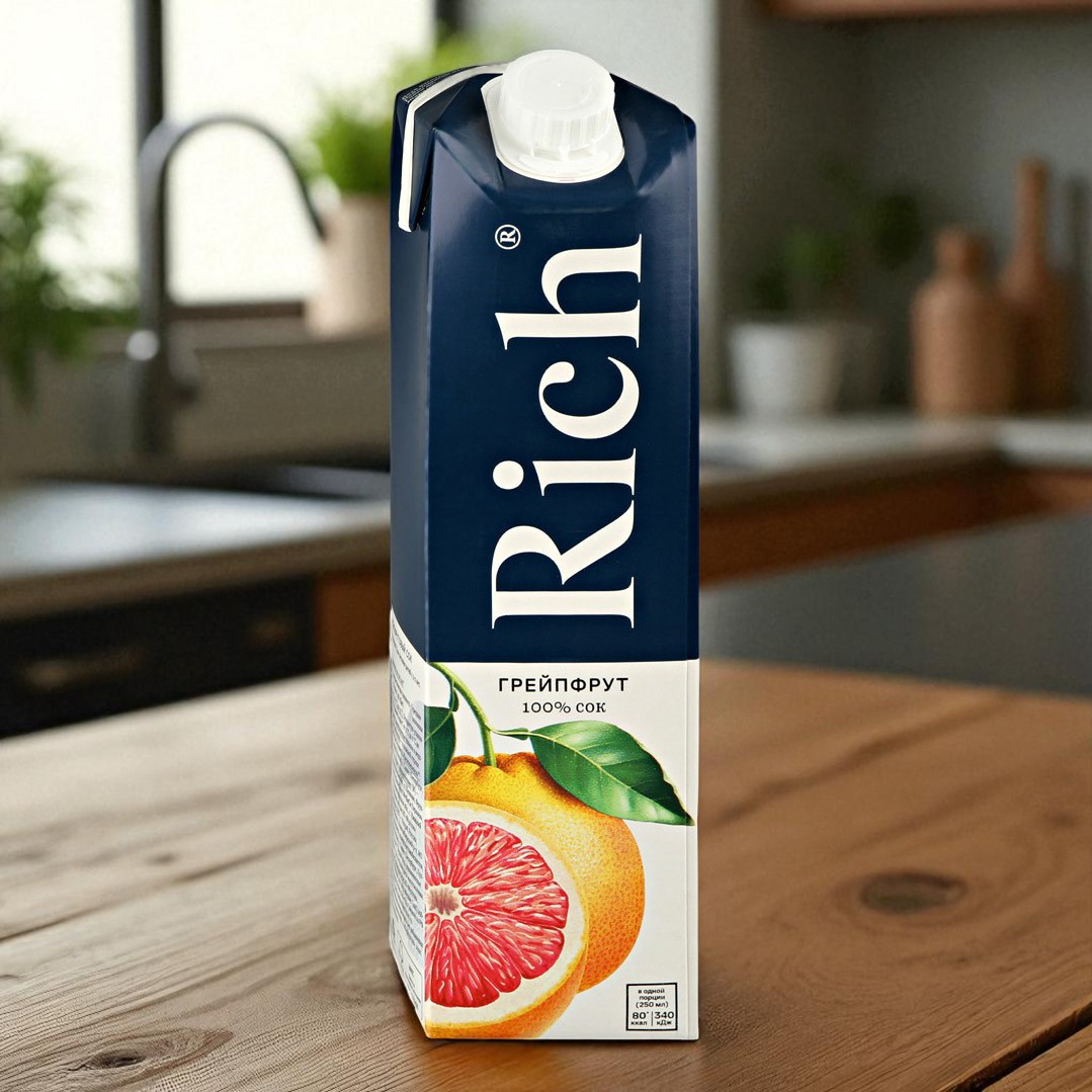 Сок “RICH” – Грейпфрут 1л