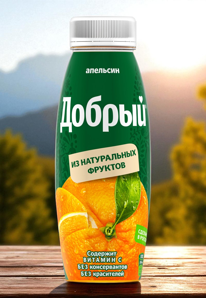 “Добрый” Апельсин пэт 0,3л