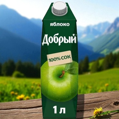 “Добрый” Яблоко 1л