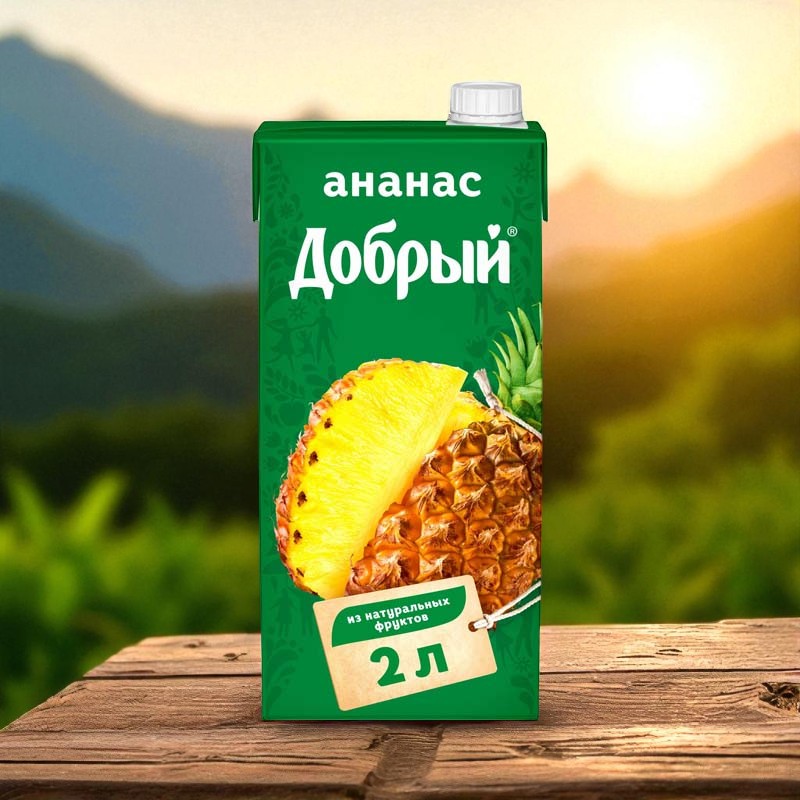 “Добрый” Ананас 2л