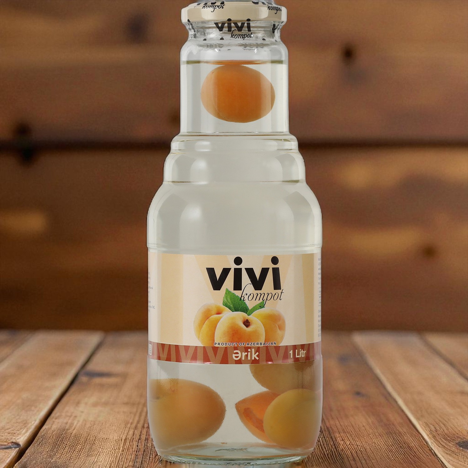 Компоты”VIVI” Абрикос 1л