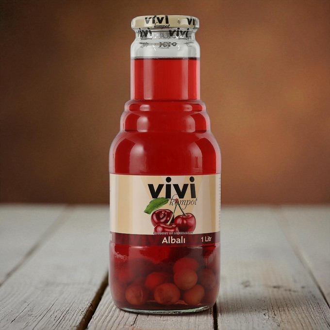 Компоты”VIVI” Вишня 1л