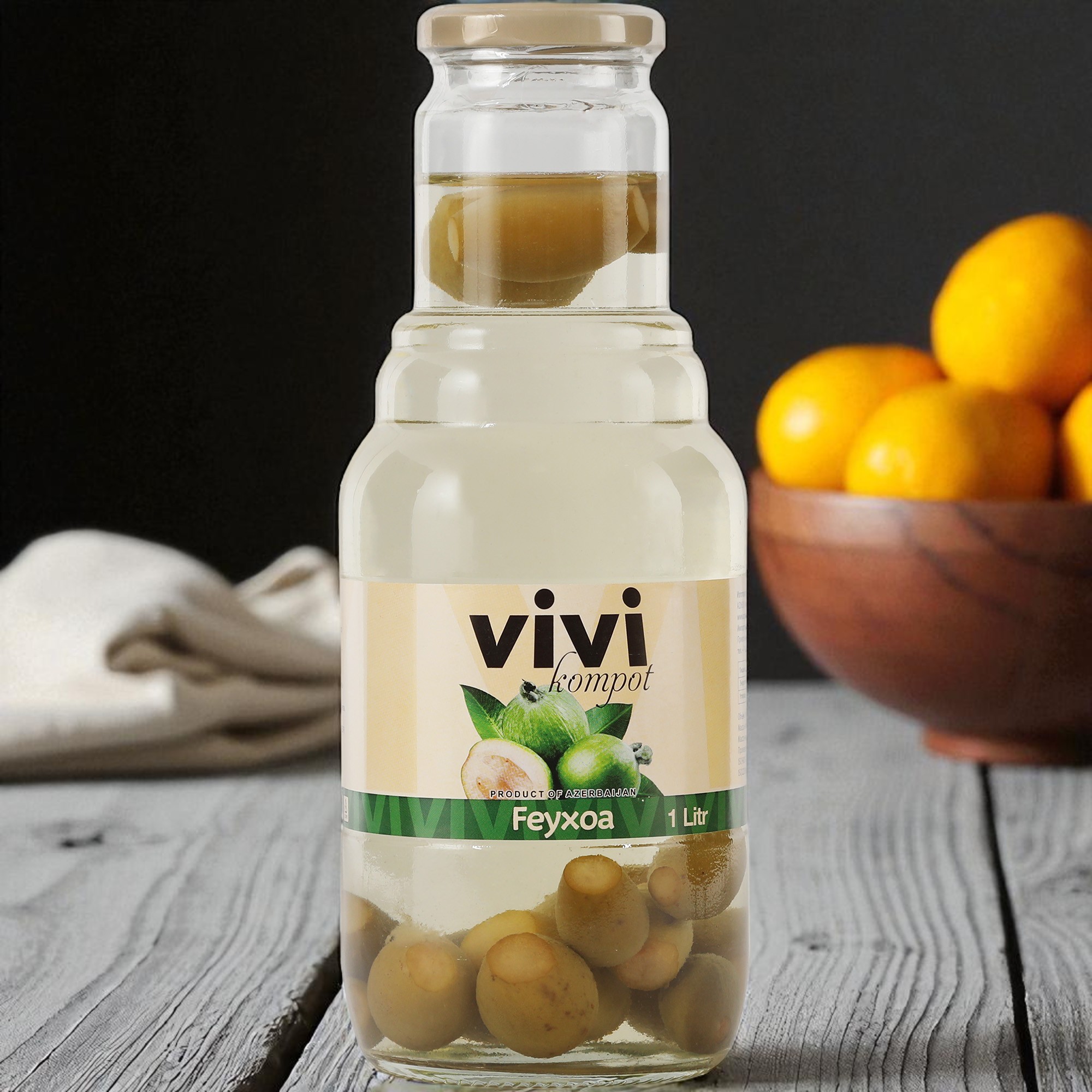 Компоты”VIVI” Фейхоа 1л