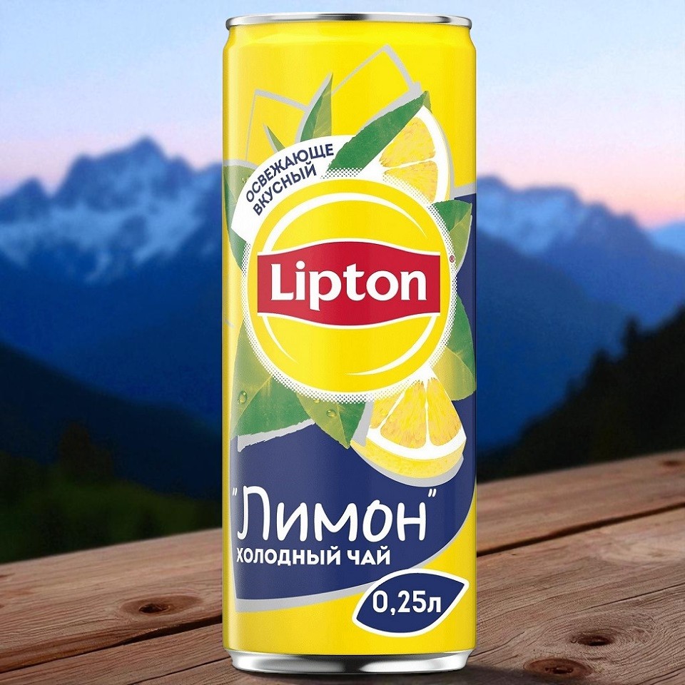 Чай Липтон “Лимон” ж.б. 0,25л