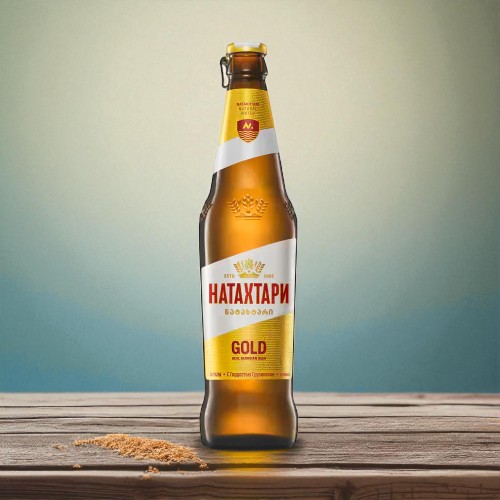 Пиво св пастер. Фильтр. “НАТАХТАРИ”алк, 5,0%, об. 0,5л ст. 0,5л