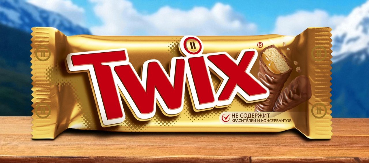 Батончик TWIX  55 гр.