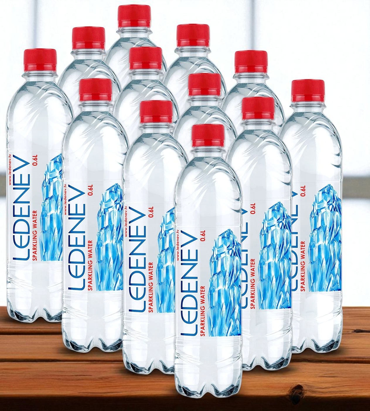 Вода Леденев пэт газ. 0,6л