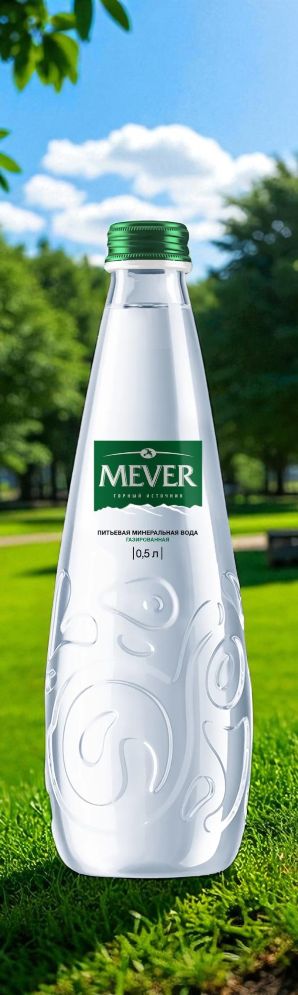 Вода Мевер газ ст. 0,5л