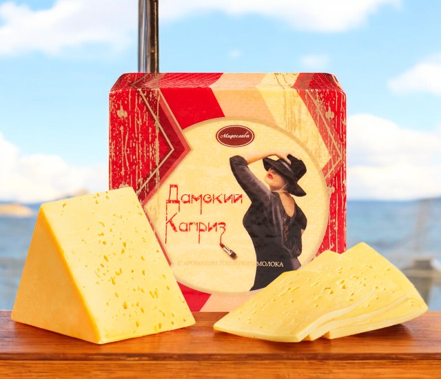 СЫР Дамский Каприз КУБИК