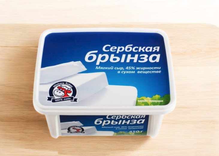 СЫР Сербская брынза мягкий 0,45кг*6